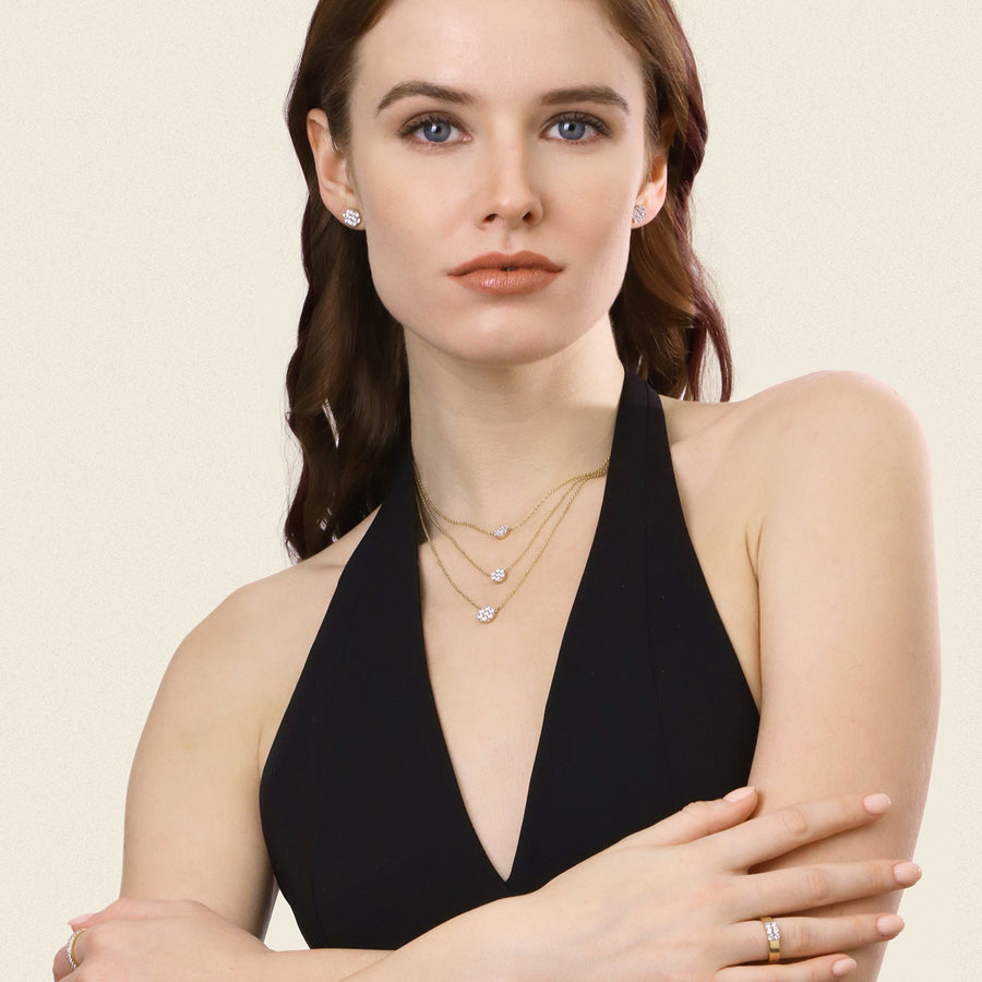 Lab-Grown Trio Band  Ring
