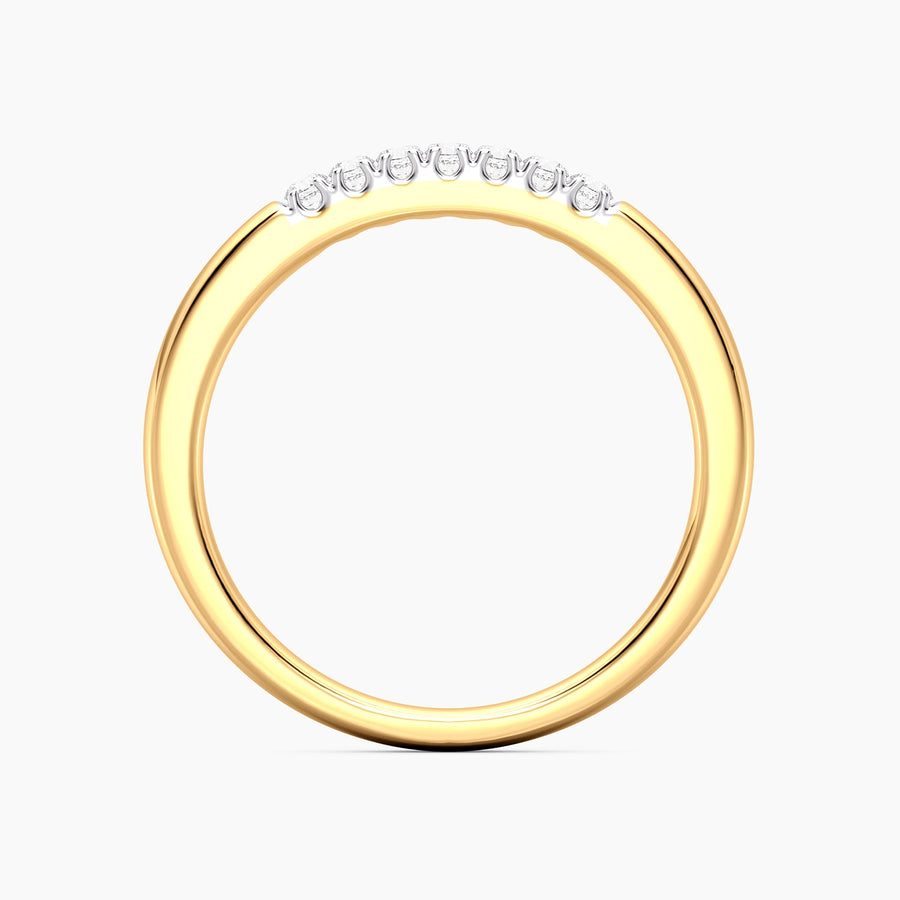 Lab-Grown 0.13 Ct  Diamond Harmony Band Ring