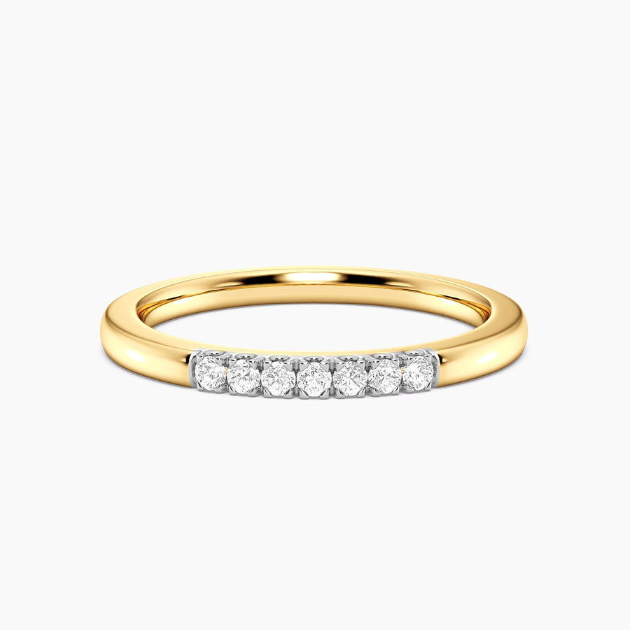 Lab-Grown 0.13 Ct  Diamond Harmony Band Ring