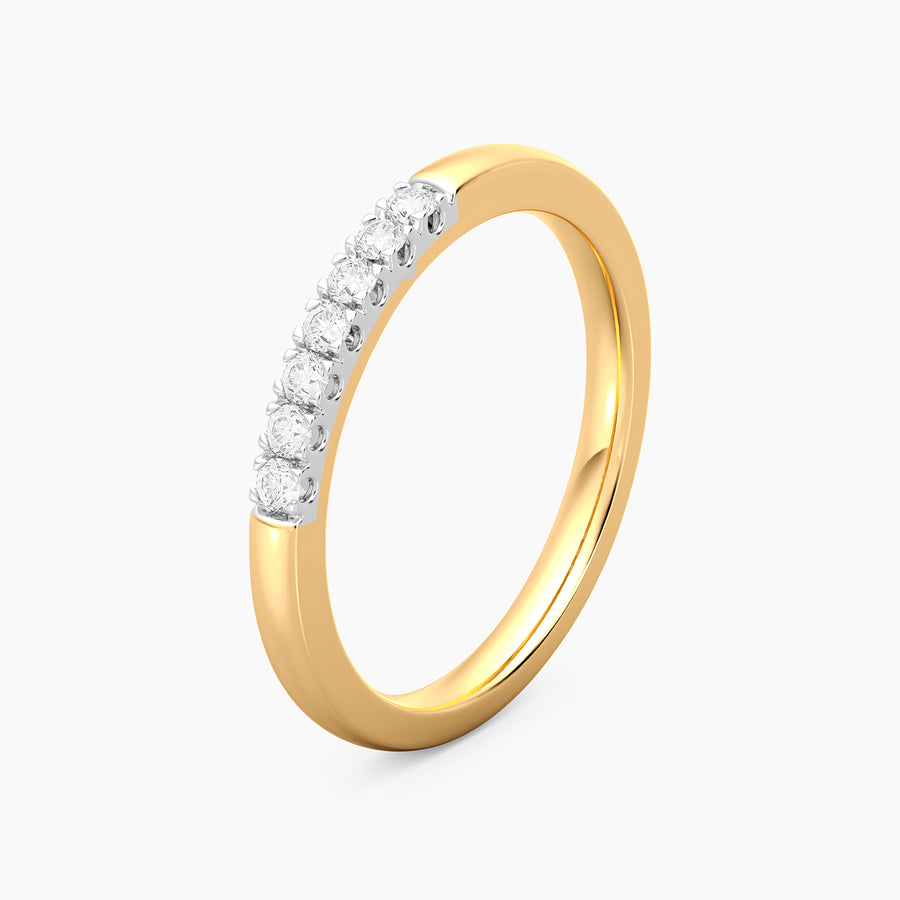 Lab-Grown 0.18 Ct Diamond Harmony Band Ring