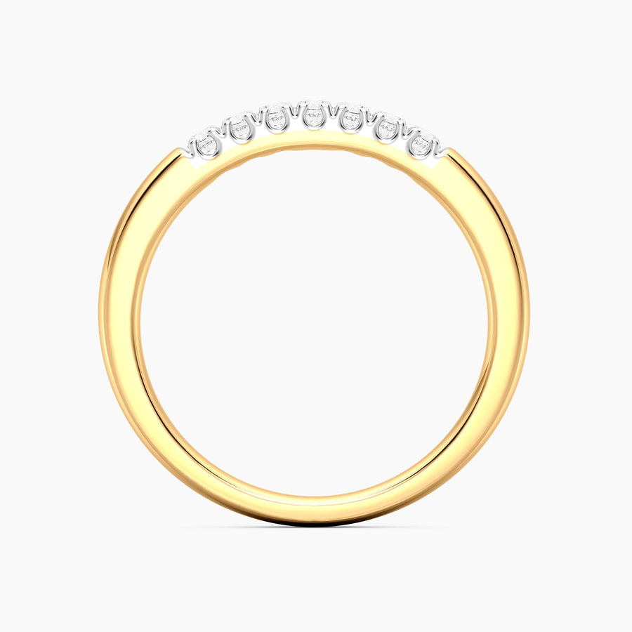 Lab-Grown 0.18 Ct Diamond Harmony Band Ring