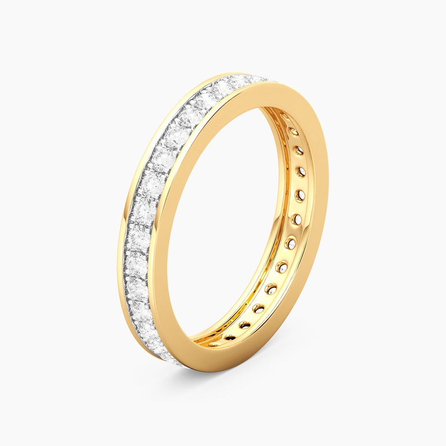 Lab-Grown Infinity Ring