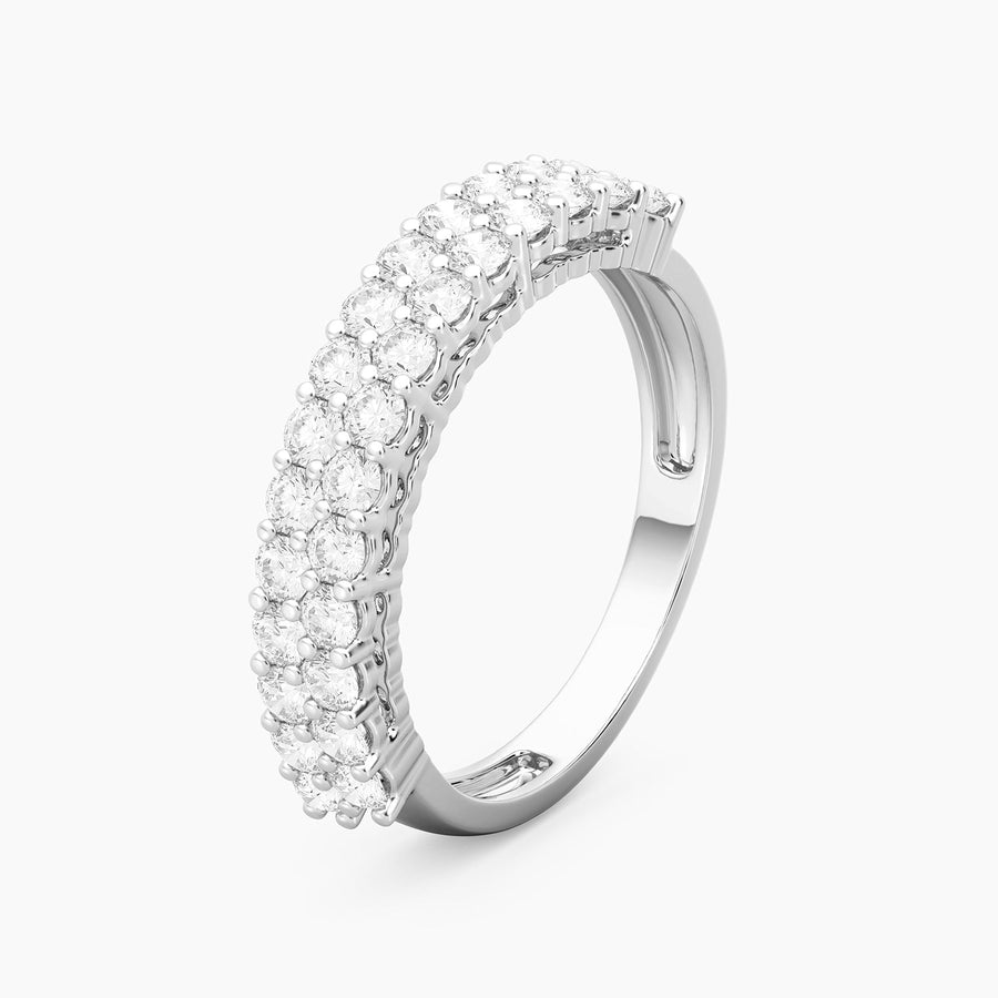 Lab-Grown  Gold Circle Band Ring