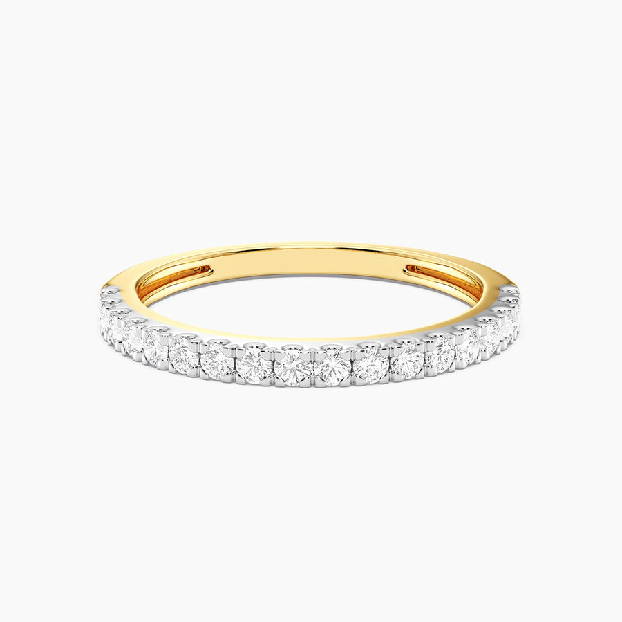 Lab-Grown  Golden Harmony Eternity Ring