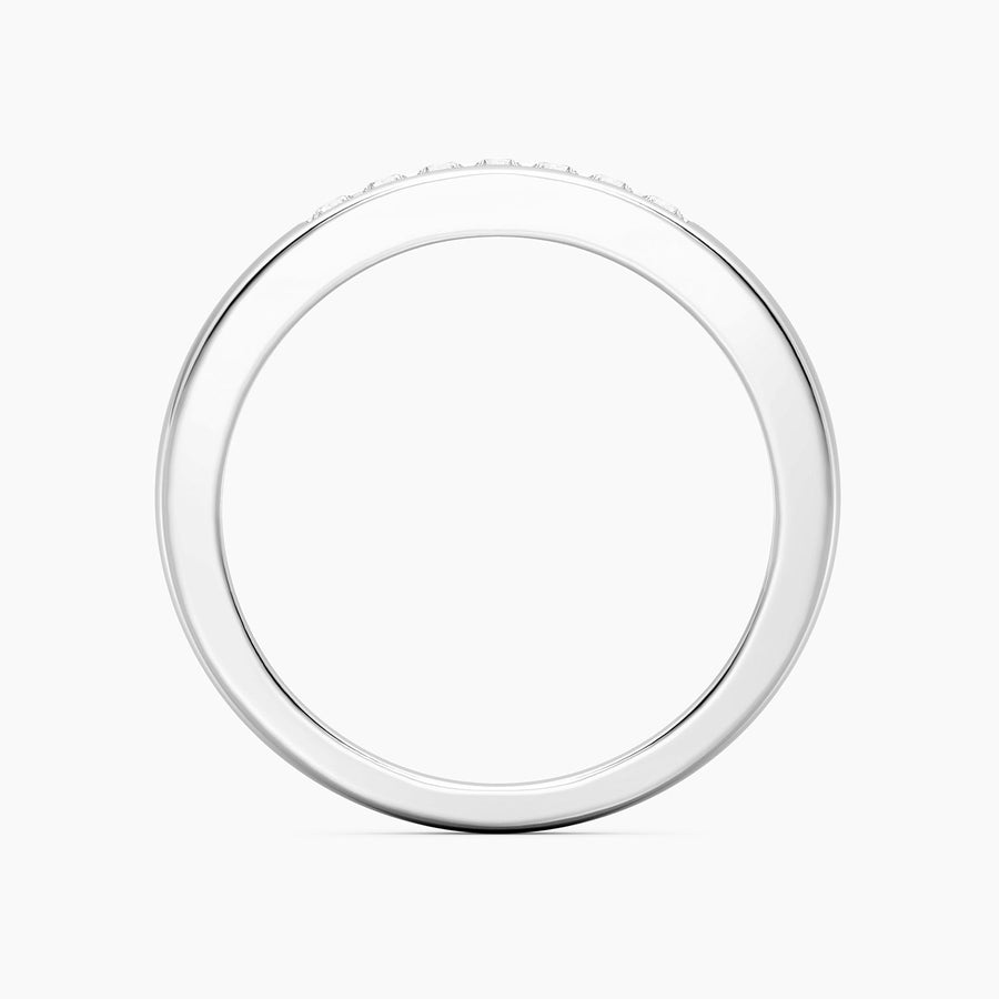 Lab-Grown  0.13  Ct Stackable Symmetry Ring
