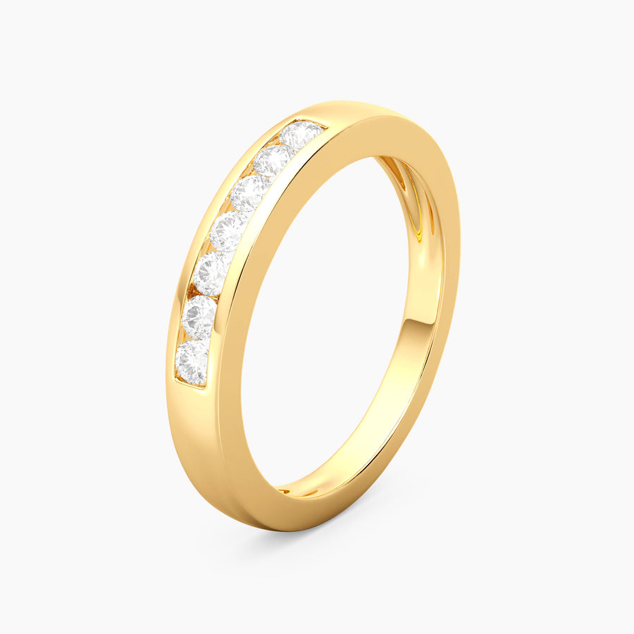 Lab-Grown 0.24 Ct Stackable Symmetry Ring