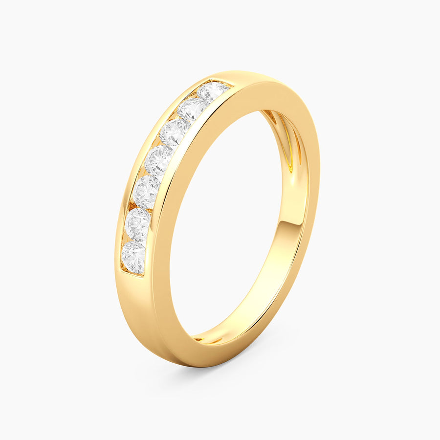 Lab-Grown 0.29 Ct Stackable Symmetry Ring