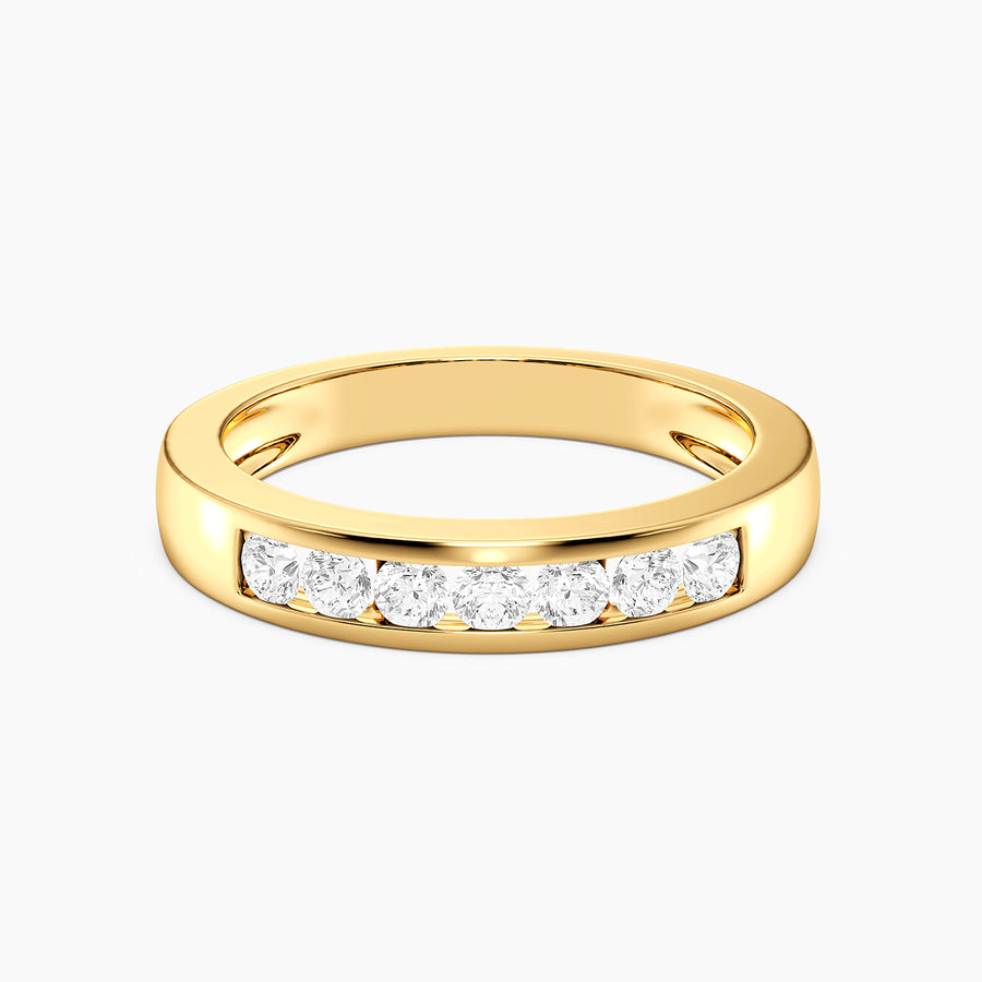 Lab-Grown 0.39 Ct Stackable Symmetry Ring
