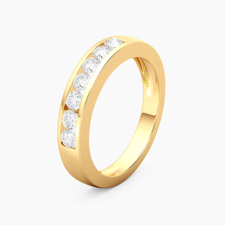 Lab-Grown 0.50 Ct Stackable Symmetry Ring