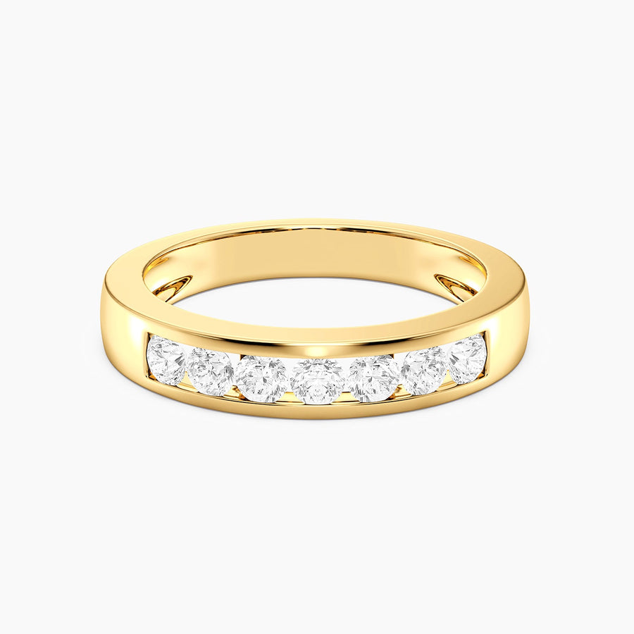 Lab-Grown 0.50 Ct Stackable Symmetry Ring