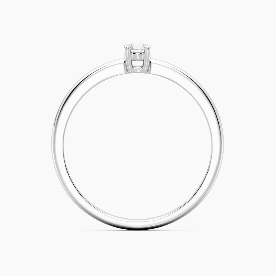 Lab-Grown 0.11 Ct Solo Diamond Stackable Ring