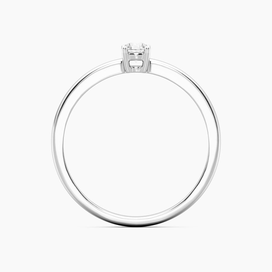 Lab-Grown 0.13 Ct Solo Diamond Stackable Ring