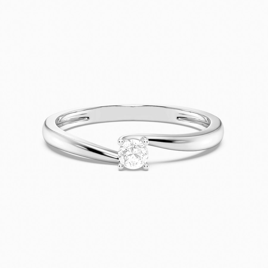 Lab-Grown 0.11 Ct Twist & Turn Solo Ring