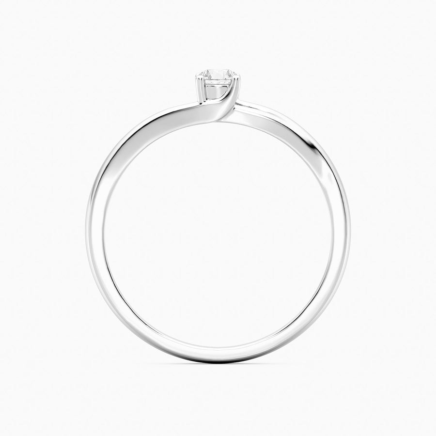 Lab-Grown 0.13 Ct Grapevine Solo Ring