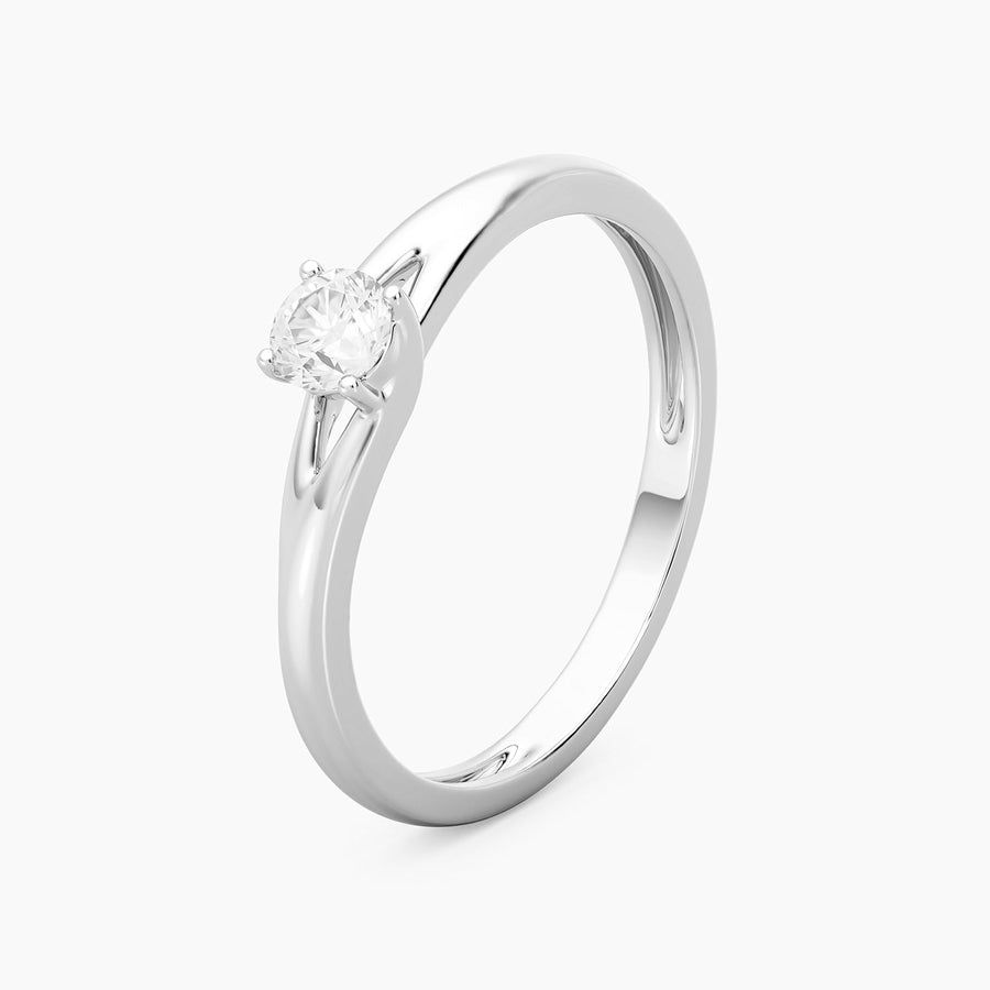 Lab-Grown 0.20 Ct Grapevine Solo Ring