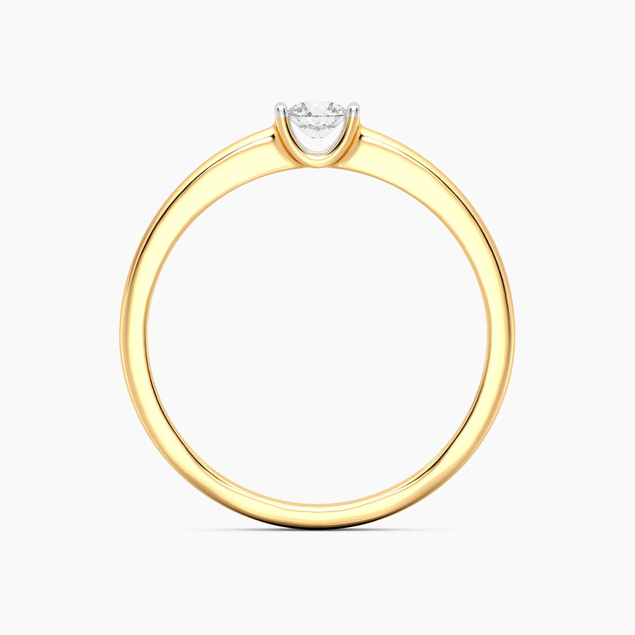 Lab-Grown 0.13 Ct Twin Bar Stackable Ring