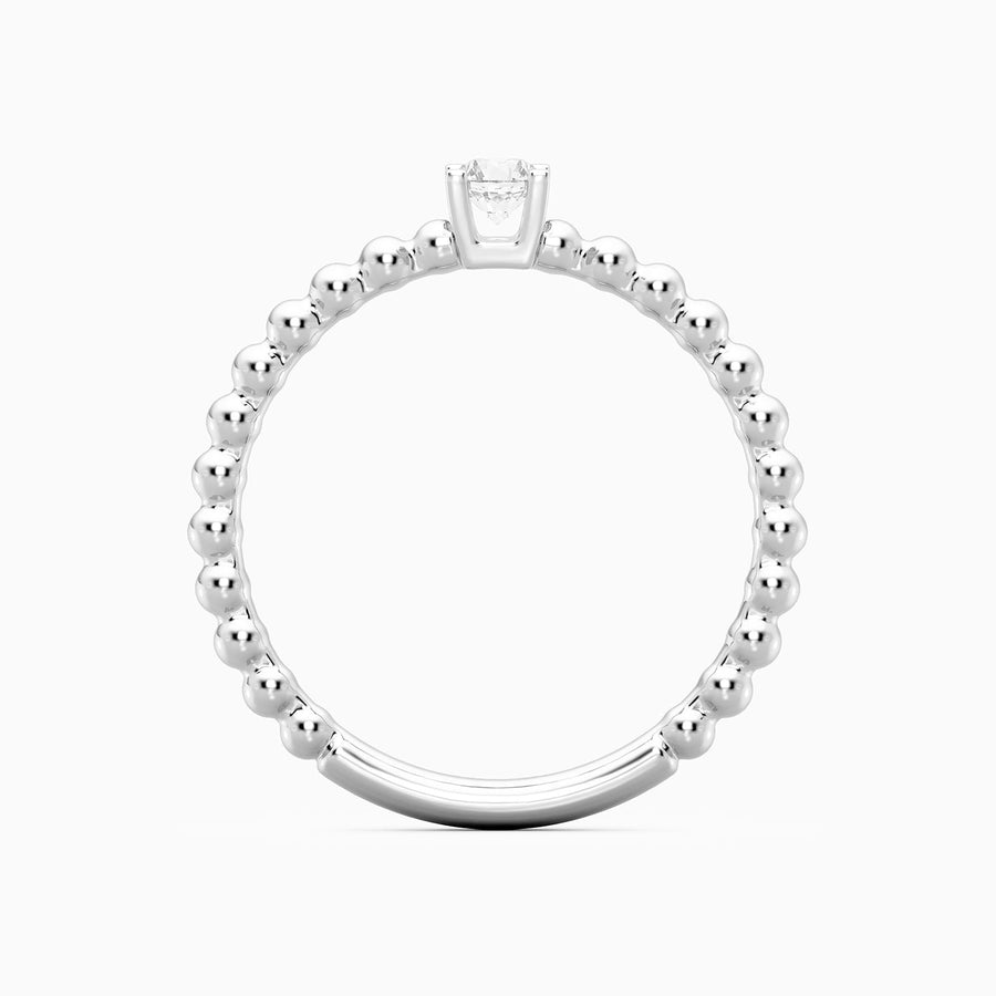 Lab-Grown 0.13 Ct Puff Ring