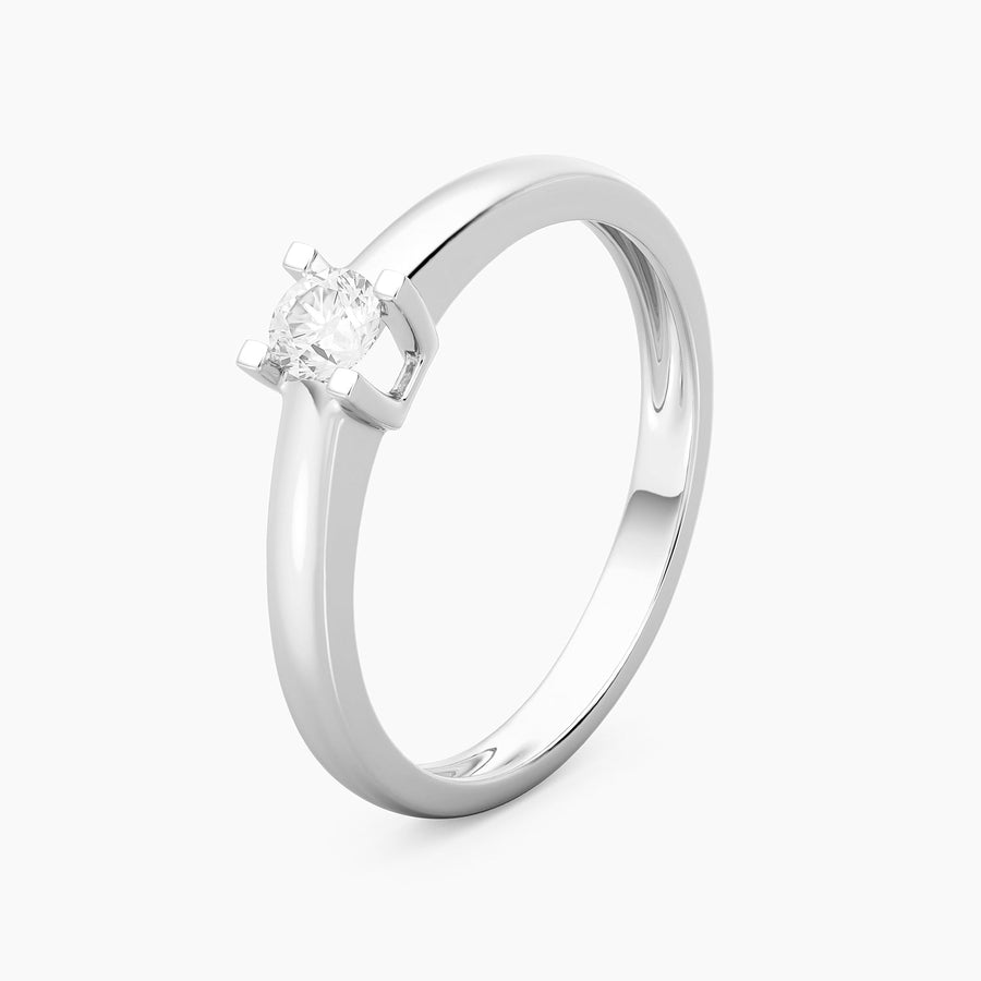 Lab-Grown 0.20 Ct Pillars Solo Ring