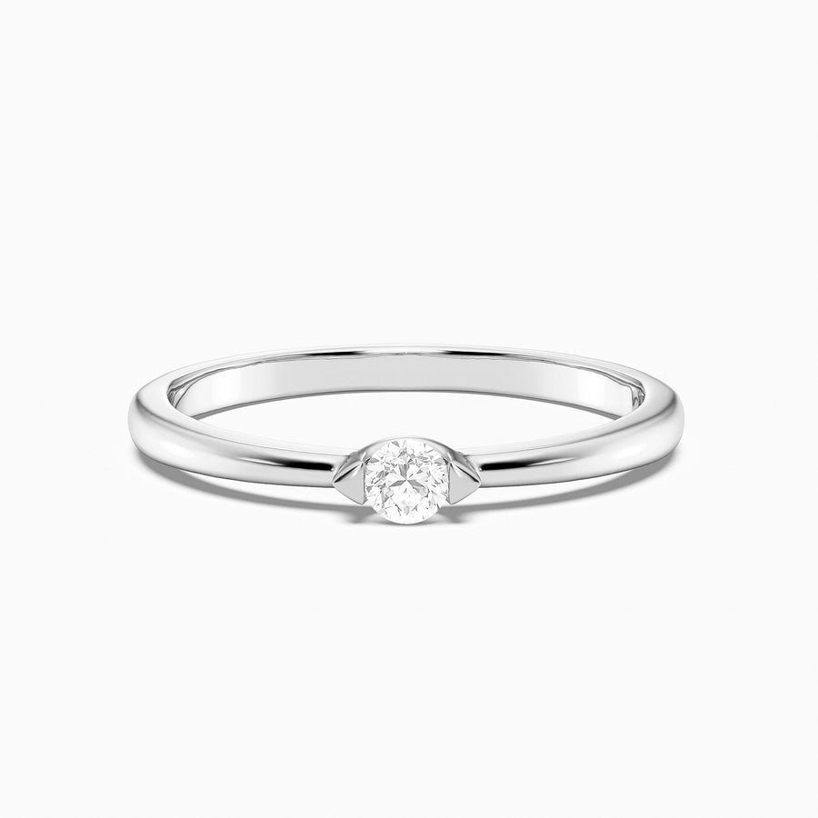 Lab-Grown 0.11 Ct Cape Solo Ring