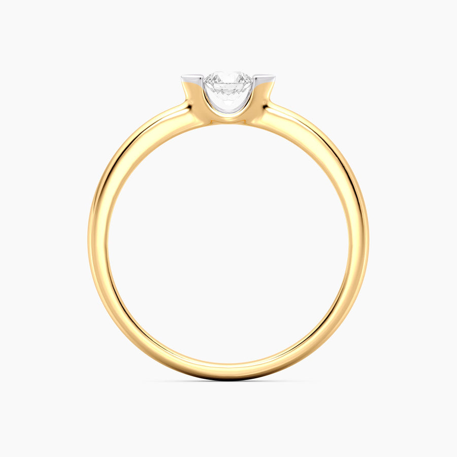 Lab-Grown 0.20 Ct Cape Solo Ring