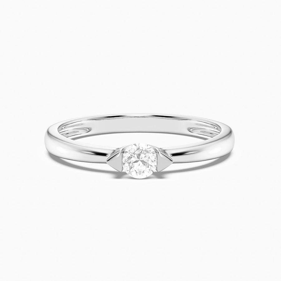 Lab-Grown 0.20 Ct Cape Solo Ring