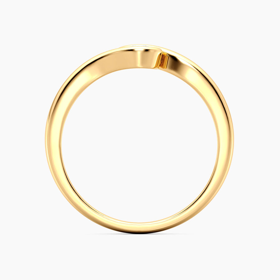 Lab-Grown 0.11 Ct Palms Ring
