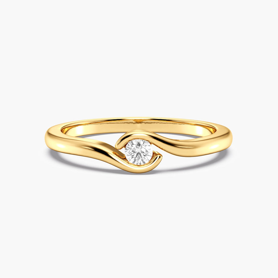 Lab-Grown 0.11 Ct Palms Ring