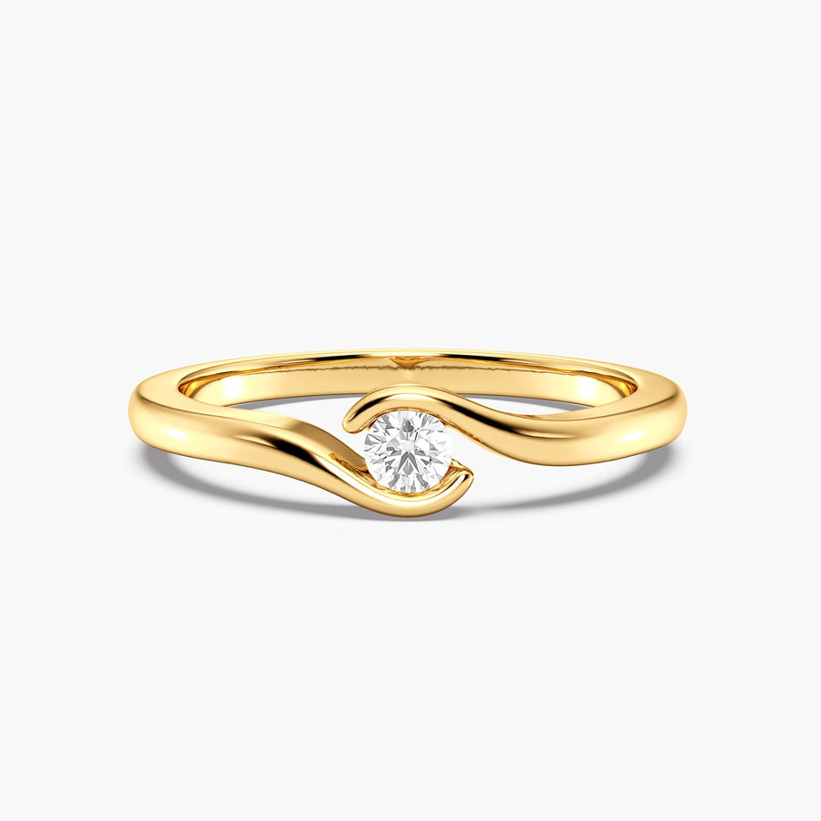Lab-Grown 0.13 Ct Palms Ring