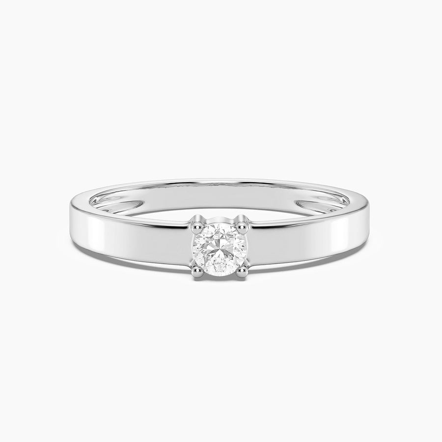 Lab-Grown 0.13 Ct Diamond Solo Band Ring