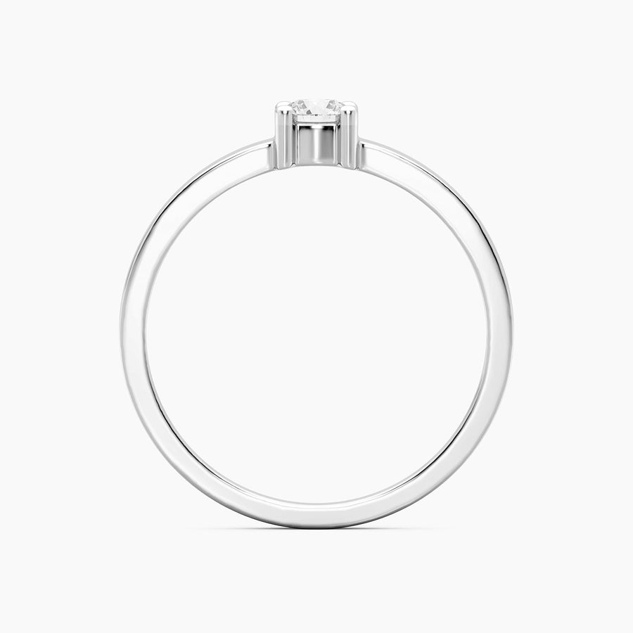 Lab-Grown 0.20 Ct Diamond Solo Band Ring