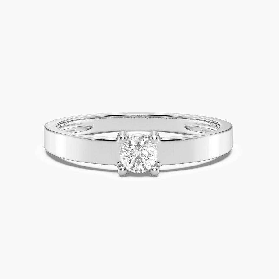 Lab-Grown 0.20 Ct Diamond Solo Band Ring