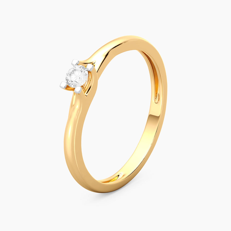 Lab-Grown 0.11 Ct Roots Solo Ring