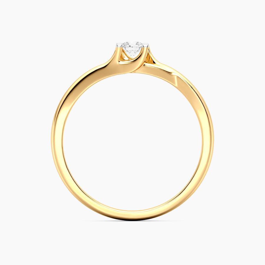 Lab-Grown 0.11 Ct Roots Solo Ring