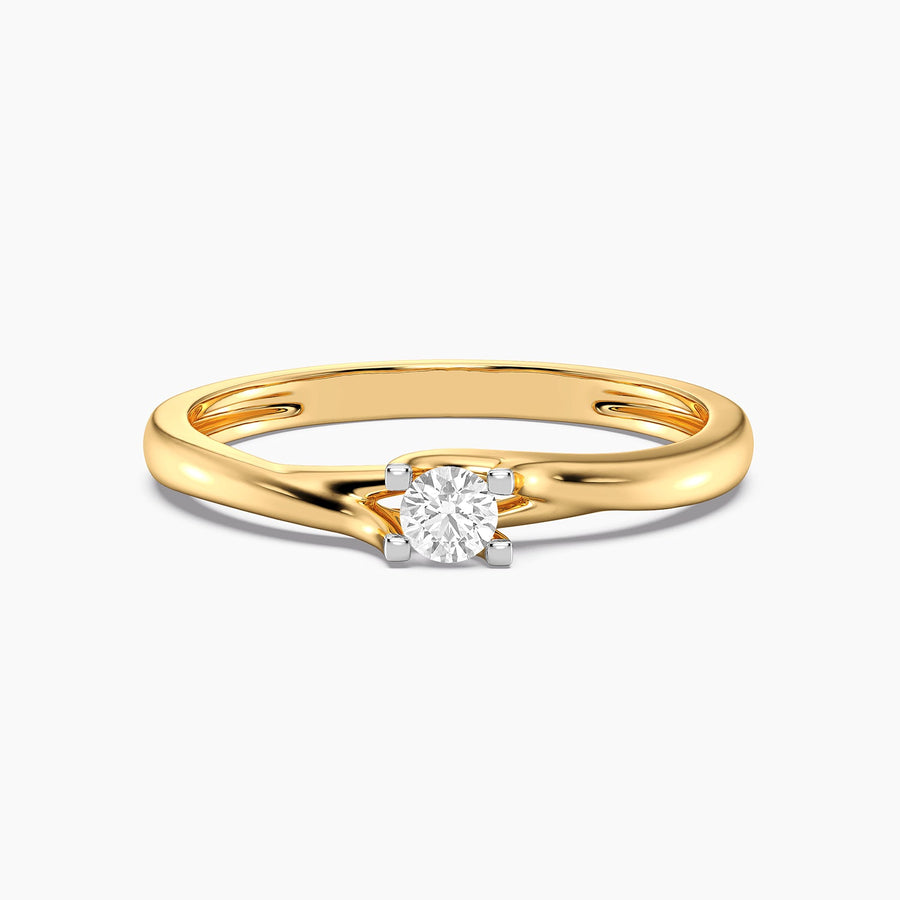 Lab-Grown 0.11 Ct Roots Solo Ring