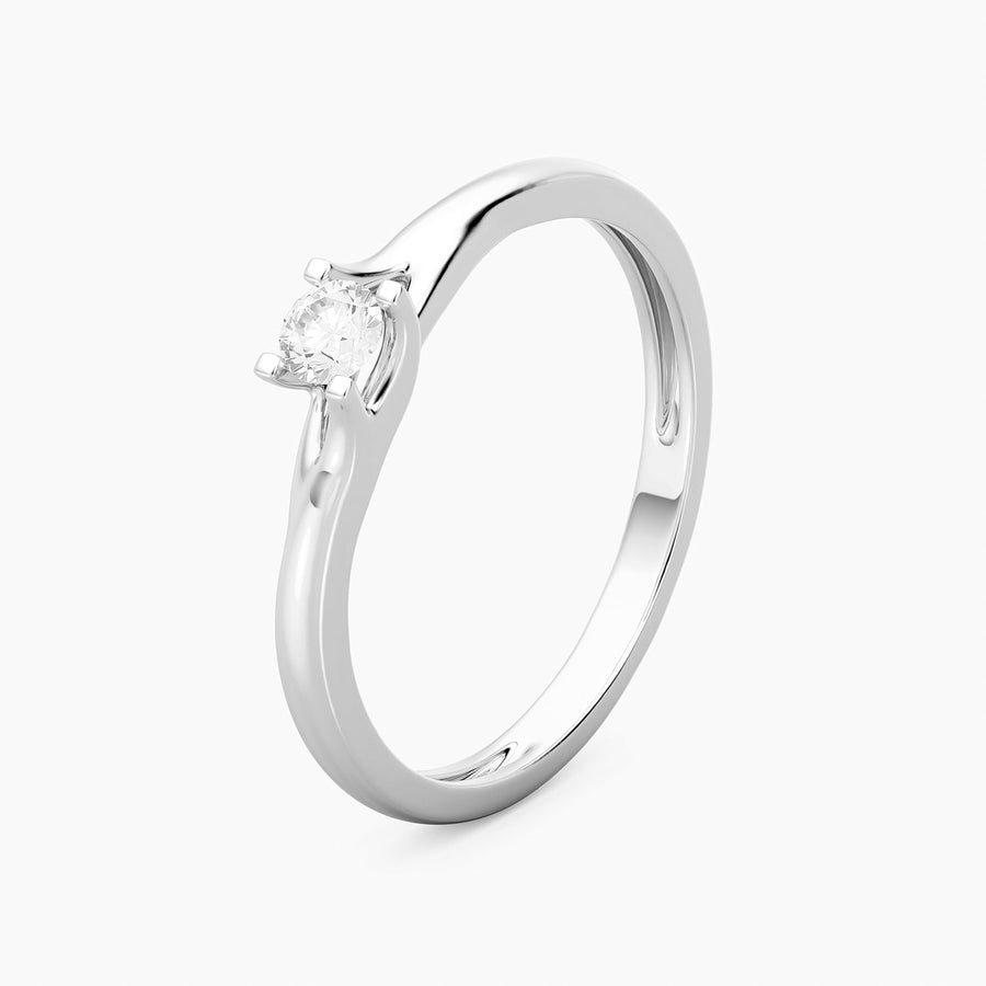 Lab-Grown 0.13 Ct Roots Solo Ring