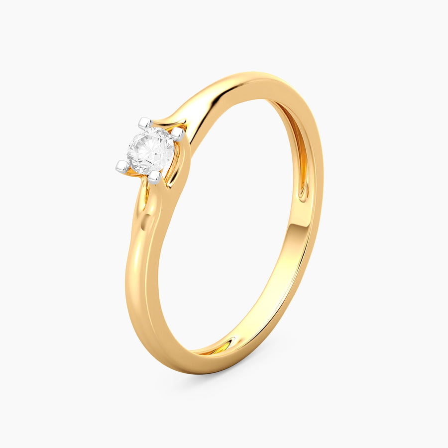 Lab-Grown 0.13 Ct Roots Solo Ring