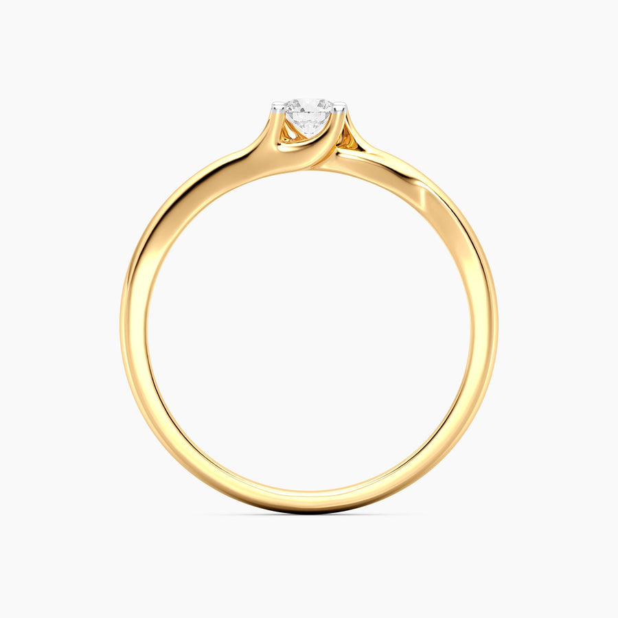 Lab-Grown 0.13 Ct Roots Solo Ring