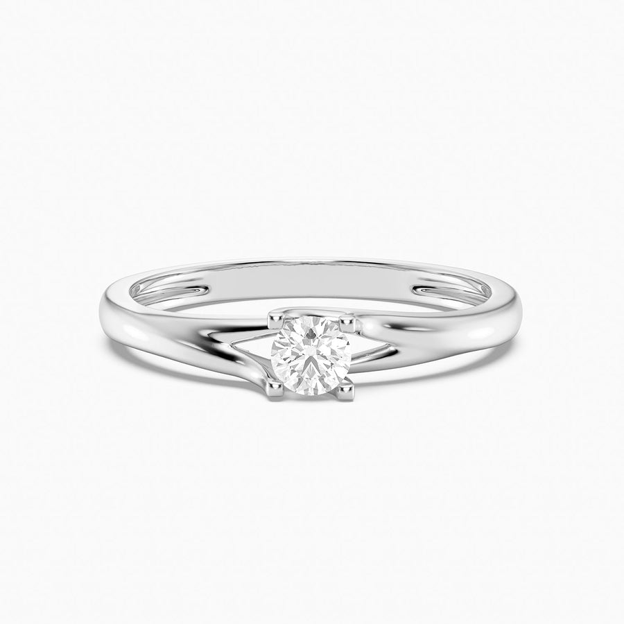 Lab-Grown 0.20 Ct Roots Solo Ring