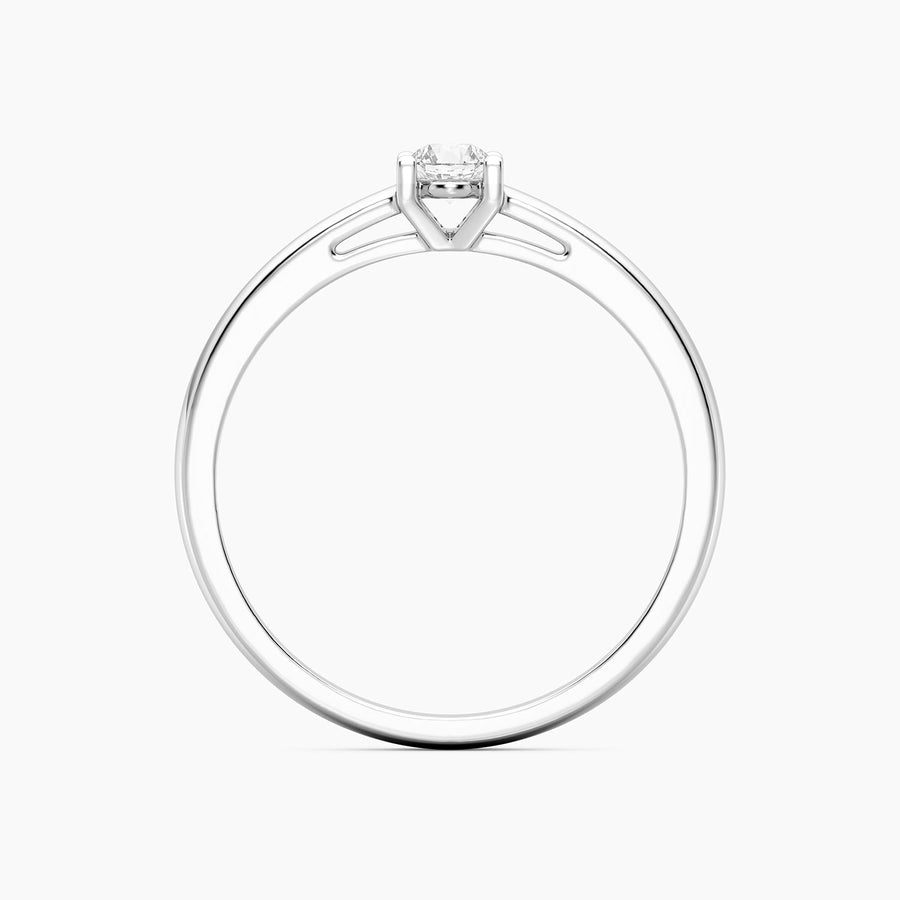 Lab-Grown 0.13 Ct Diamond Halo Gold Ring