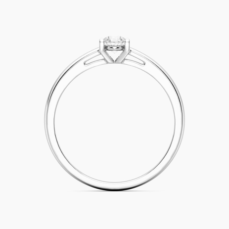 Lab-Grown 0.20 Ct Diamond Halo Gold Ring