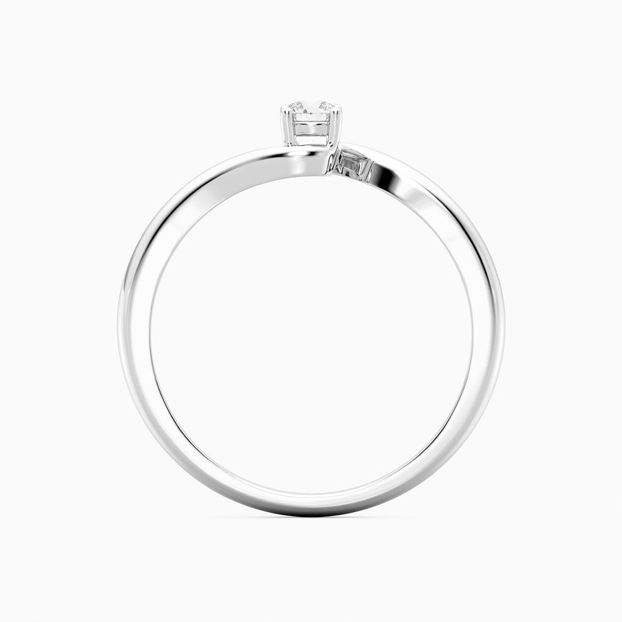 Lab-Grown 0.11 Ct Flow Solo Ring