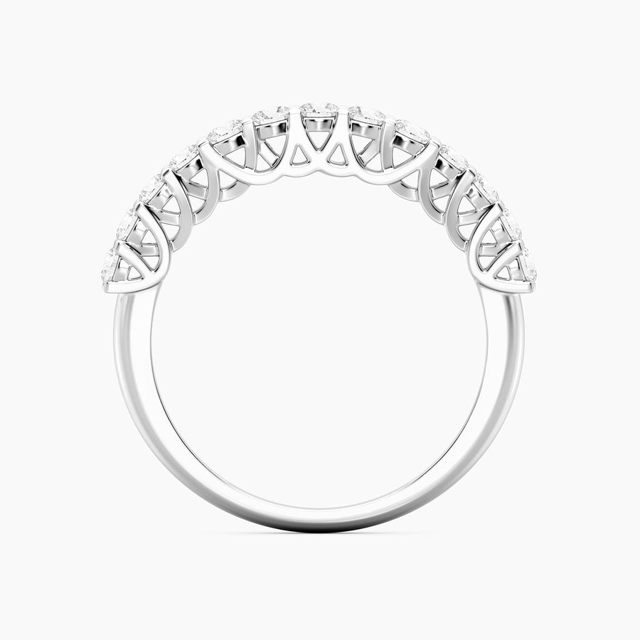 Lab-Grown  Golden Eternity Band Ring