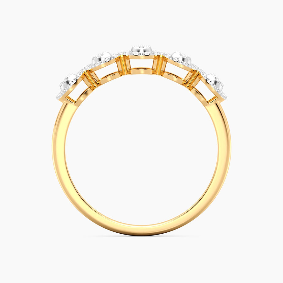 Lab-Grown Diamond Bezel Stackable Ring