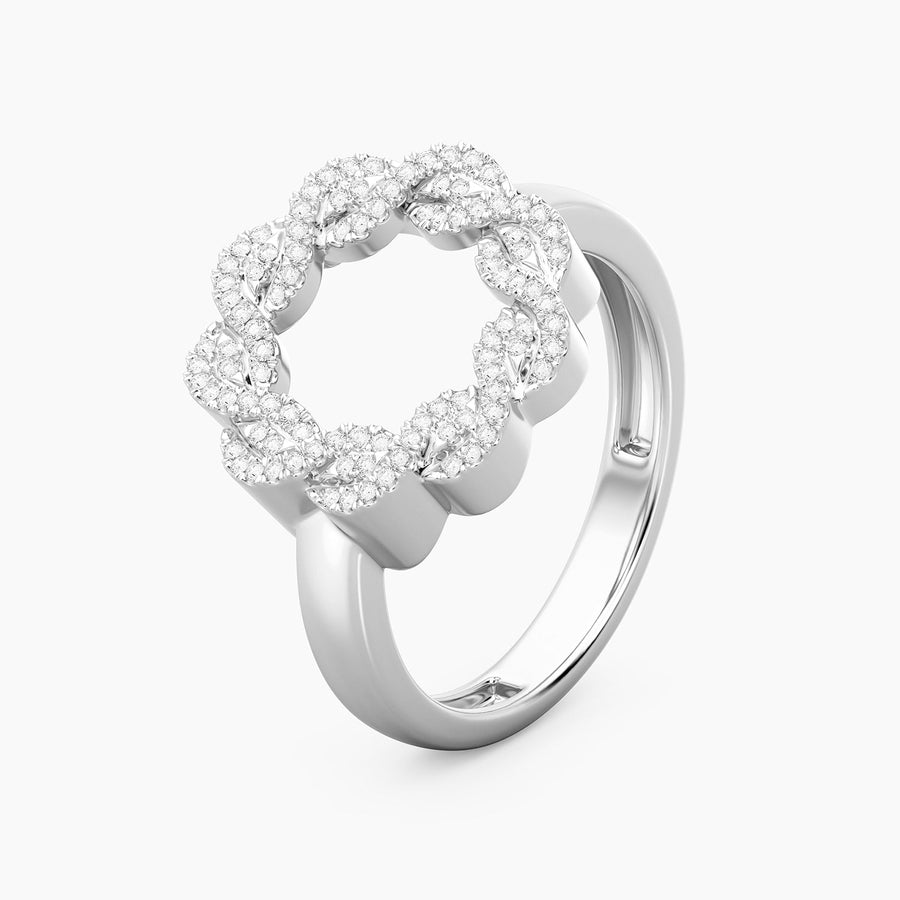 Lab-Grown Family Knot Statement Ring