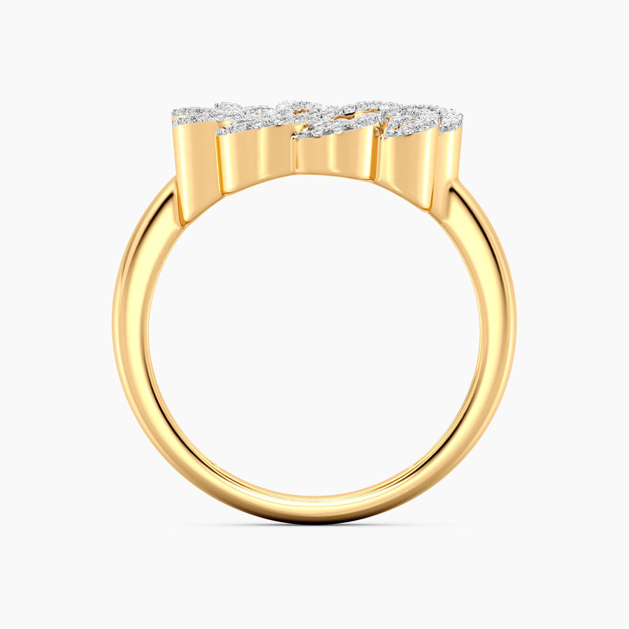 Lab-Grown Family Knot Statement Ring