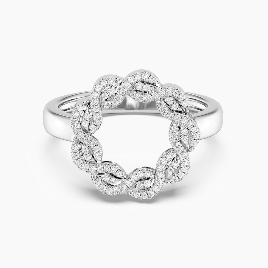 Lab-Grown Family Knot Statement Ring