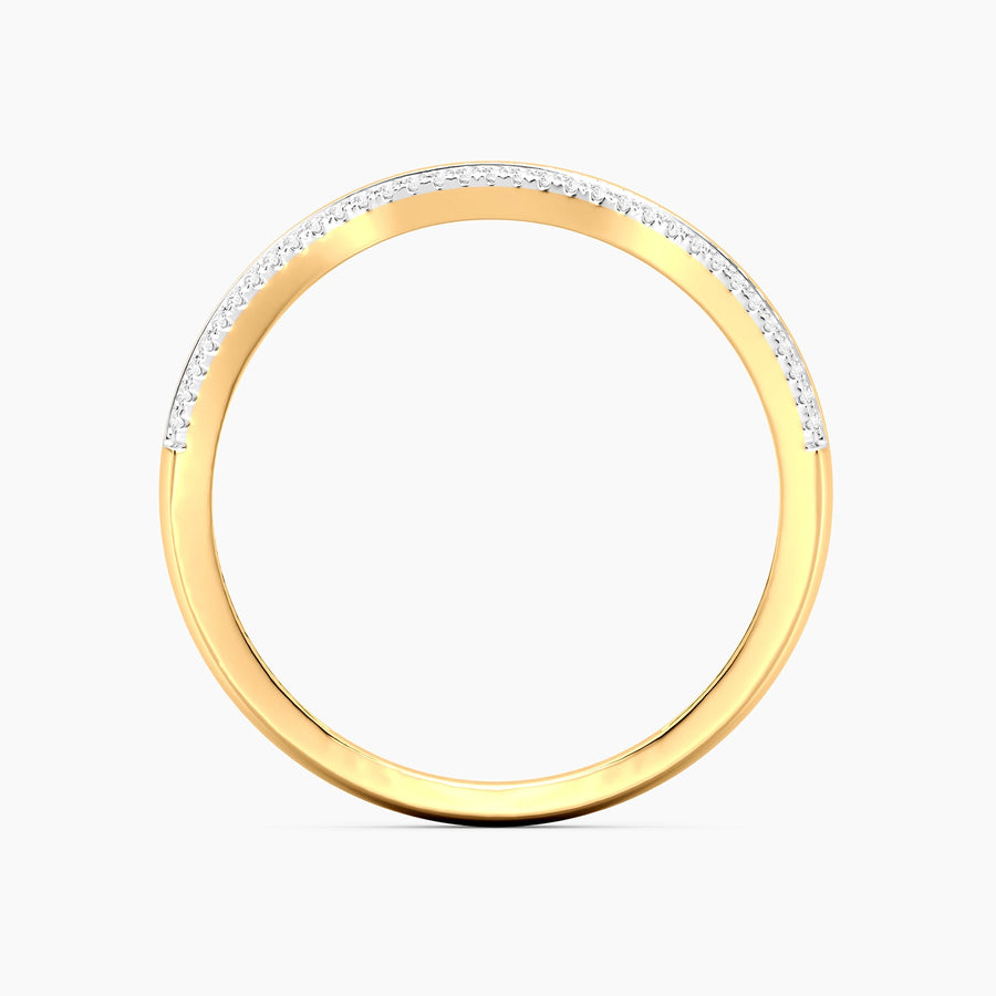 Lab-Grown Ride The Wave Stackable Ring
