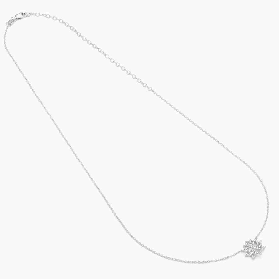 Blooming Lotus Pendant Necklace