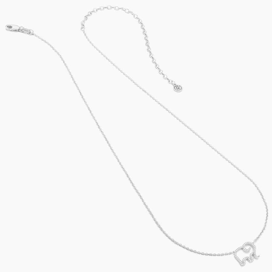 Elephant Mom Pendant Necklace