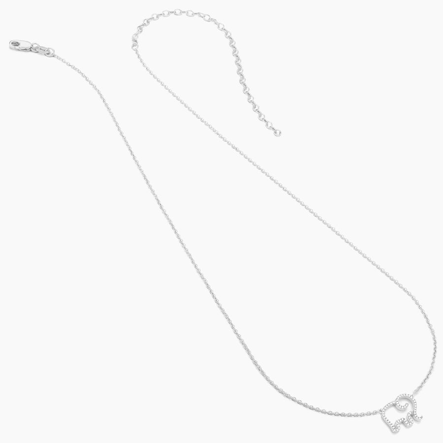 Elephant Mom Pendant Necklace